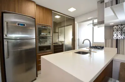 Apartamento mobiliado com 3 quartos  sendo 1 suíte e sacada gourmet no jardim atlântico
