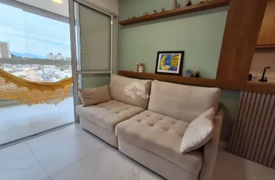 Apartamento com 3 quartos sendo 2 suítes 2 vagas sacada com churrasqueira e lazer completo no canto em florianópolis