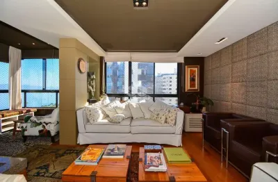 Cobertura duplex com 4 quartos 2 suítes 3 vagas mobiliado com vista para o mar na agronômica florianópolis