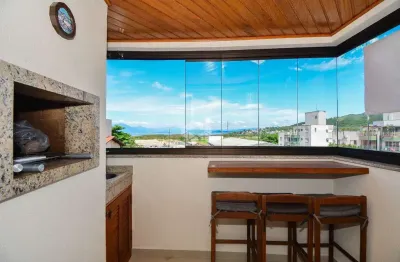 Apartamento com vista mar 2 quartos sendo 1 suíte com 1 vaga de garagem no saco dos limões