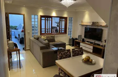 Sobrado em  condomínio fechado  3 dormitórios 123,00 m² vila mazzei