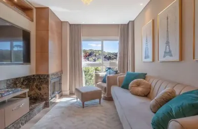 Apartamento, 2 suítes 75,33m², elegantemente mobiliado e decorado na avenida principal de gramado.
