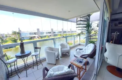 Apartamento 4 dormitórios no rossi atlântida, mobiliado, 188m² privativos, 2 vagas