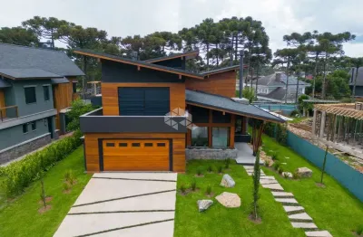 Casa 4 suítes, 439m² privativos, no condomínio aspen mountain, em gramado