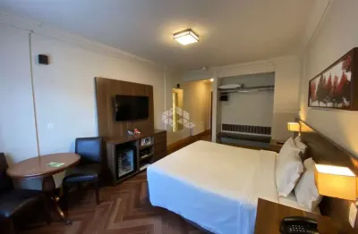 Apartamento flat 1 dormitório, mobiliado no wish serrano, gramado