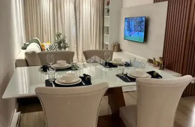 Apartamento 2 dormitórios mobiliado e decorado 75m² privativos em gramado