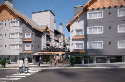 Apartamento cobertura, 2 dormitórios/suítes, 94,65m² privativos, 1 vaga, no Bairro Moura, em Gramado,