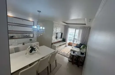 Apartamento 74m² no condomínio piazza pozelli - 3 dormitórios, 1 suíte, 2 vagas, mobiliado