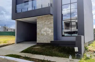 Excelente casa sobrado novo com 3 dormitórios, suíte, lavabo, lareira, churrasqueira, 2 vagas e completa infra