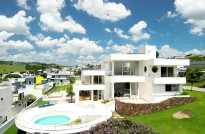 Casa de luxo à venda no condomínio figueira garden em atibaia-sp com 5 suítes