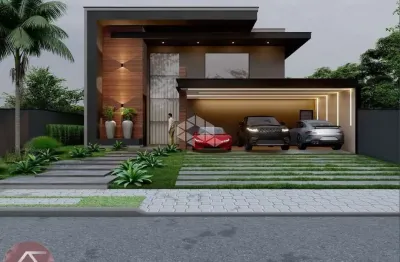 Linda casa, terreno 600m², construção 299m², 4 suítes, para vender por r$ 2.700.000!
