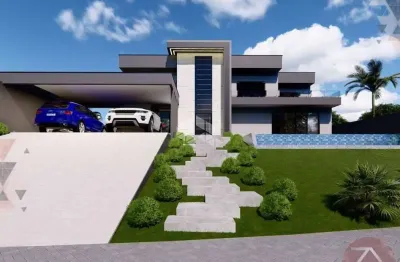 Linda casa em condomínio, terreno com 600m², 4 suítes para vender por r$ 2.000.000