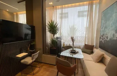 Lindo studio, pé direito de 3.40m, 29m² privativos, excelente localização, à partir de 614.000 mil reais!