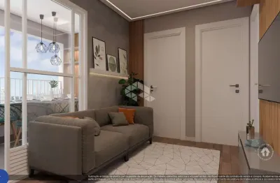 Apartamento com 2 dormitórios, varanda e 35m² no jardim danfer