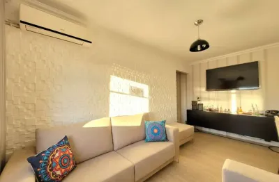 Apartamento 2 dormitórios mobiliado com o sol da tarde
