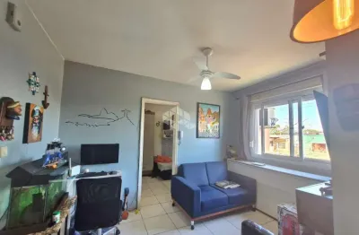 Apartamento 1 dormitório, infraestrutura completa, churrasqueira, semimobiliado, no bairro humaitá, em porto alegre.
