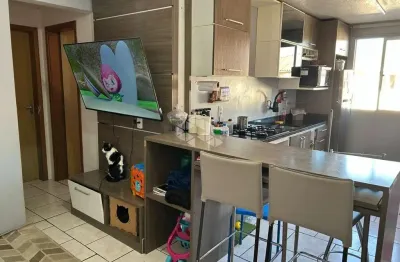 Apartamento de 2 dormitórios e 1 vaga de garagem rotativa, no bairro igara, em canoas.