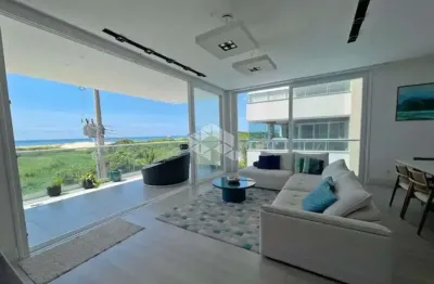 Apartamento mobiliado de 3 suítes frente mar no novo campeche - florianópolis sc