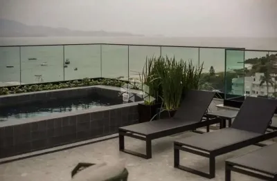 Studio à venda em jurerê - florianópolis/sc | vista para o mar e rooftop com piscina