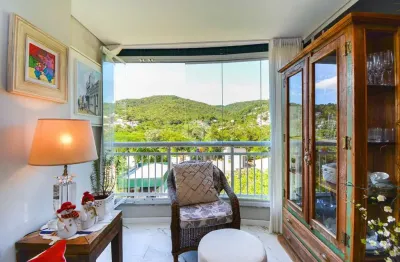 Apartamento semimobiliado com 3 dormitórios/quartos e sendo 1 suíte  a venda - itacorubi, florianópolis sc
