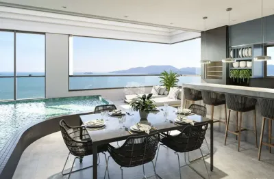 Apartamento frente mar em porto belo com 3 suítes e 2 vagas de garagem