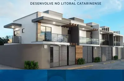 Casa geminada 1 suíte, 2 quartos/dormitórios em barra velha, sc