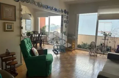 Apartamento 2 dorm, 112,25m2, semi mobiliado, sacada, cidade baixa