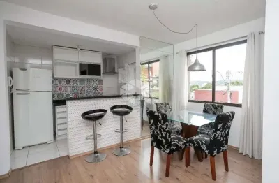 Excelente apartamento de 1 quarto com 2 vagas de garagem no bairro petropólis