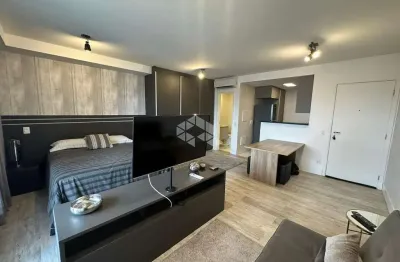 Studio mobiliado a venda na chácara santo antonio com 47 metros, 1 dormitórios, 1 vaga