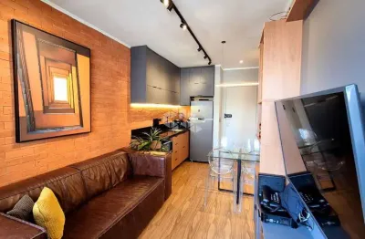 Venda apartamento mobiliado com 33m² 1 dormitório, 1 vaga em moema