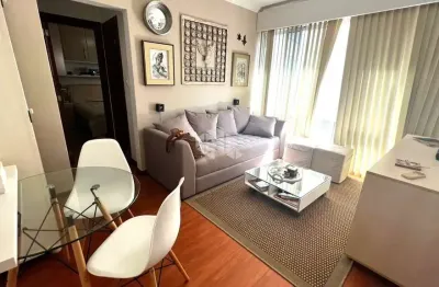 1 dormitório 56m2 área privativa garagem prox barra shopping