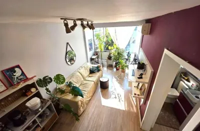 Cobertura 1 dormitório lareira churrasqueira terraço 1 vaga garagem