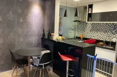 Apartamento 3 dormitórios, semi-mobiliado,  suíte, sacada /churrasqueira, 1 vaga, no  bairro cristal