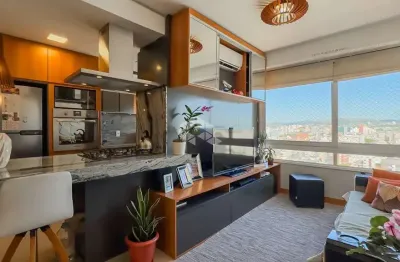 Apartamento 02 dormitório, suite, andar alto, no condominio spot