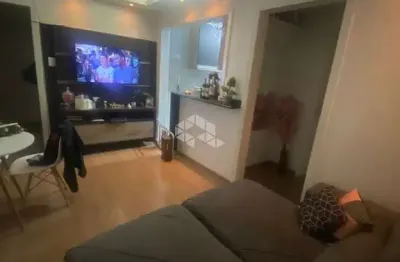 Apartamento de 1 dormitório semi mobiliado com sacada no praia de belas..