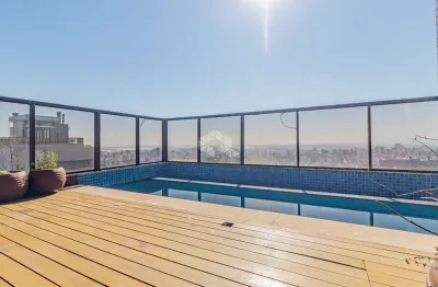 Vista espetacular de 360 graus nessa cobertura de 3 suítes