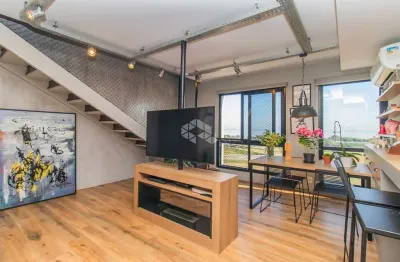 Apartamento com 2 dormitórios, sendo 1 suites e 2 vagas no bairro cristal