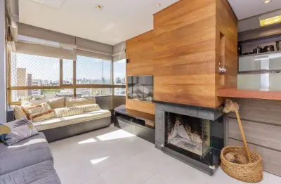 Apartamento mobiliado no bairro santana, com churrasqueira, lareira e suíte