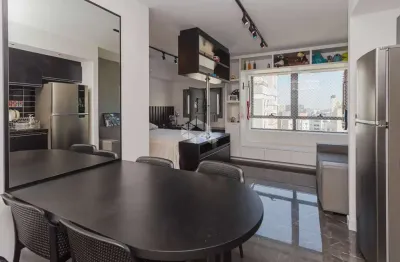 Apartamento 1 dormitóri totalmente mobiliado, 1 vaga no bairro chácara das pedras, porto alegre, no condomínio hom nilo