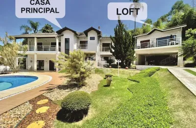 Vendo casa em condomínio 1,740m² 5 suítes 7 vagas parque dom henrique cotia - sp