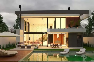 Casa em condomínio com 300m² e 4 suites em alphaville porto alegre para comprar