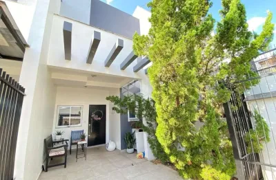 Duplex semimobiliado com dois dormitórios no bairro santo inácio