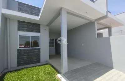 Casa geminada em construção com 2 dormitórios no bairro esmeralda