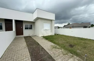 Casa geminada 03 dormitórios, de esquina, em linha santa cruz!