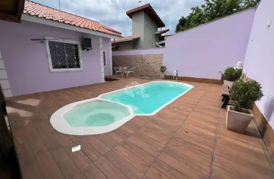Casa residencial no bairro forquilhas, em são josé, sc, semi-mobiliada, espaço gourmet, churrasqueira, 02 dormitórios, 04 vagas de garagem