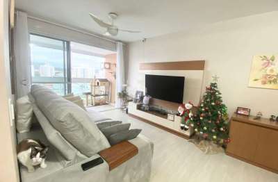 Apartamento mobiliado, vista mar no condomínio línea - barreiros, são josé