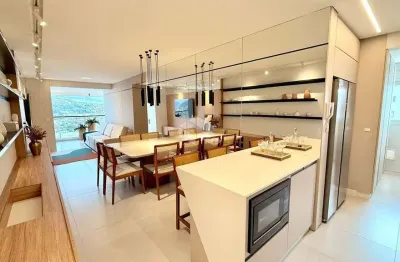 Excelente apartamento mobiliado 3 dormitórios 2 vagas hobby box kobrasol são josé/sc