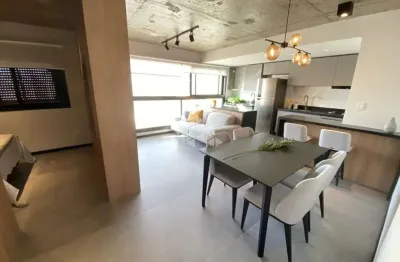 Excelente apartamento studio com 1 dormitório, 43m2 , mobiliado, 1 vaga coberta no menino deus