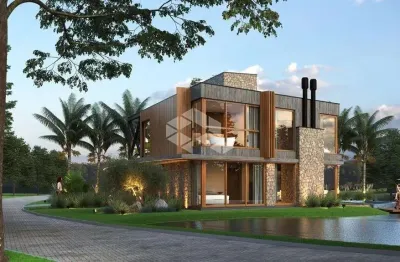 Casa sobrado mobiliada e decorada a beira lago de 4 suítes/quartos 2 vagas cobertas com piscina e deck no amare home resort