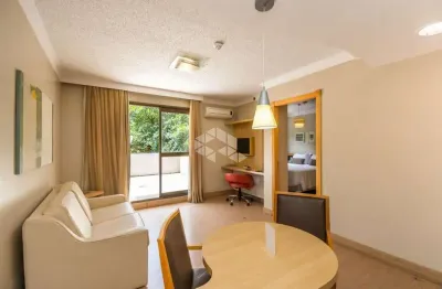 Apartamento 1 dormitório com terraço no manhattan flat service - moinhos de vento | porto alegre